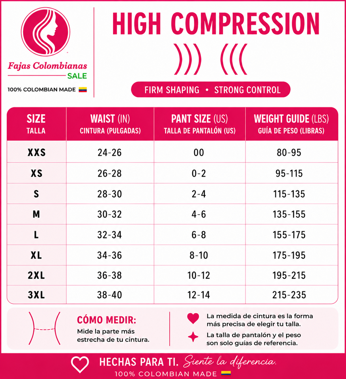Faja Hourglass Stage 2 – Estilo corto con sujetador incluido y cremallera en la entrepierna
