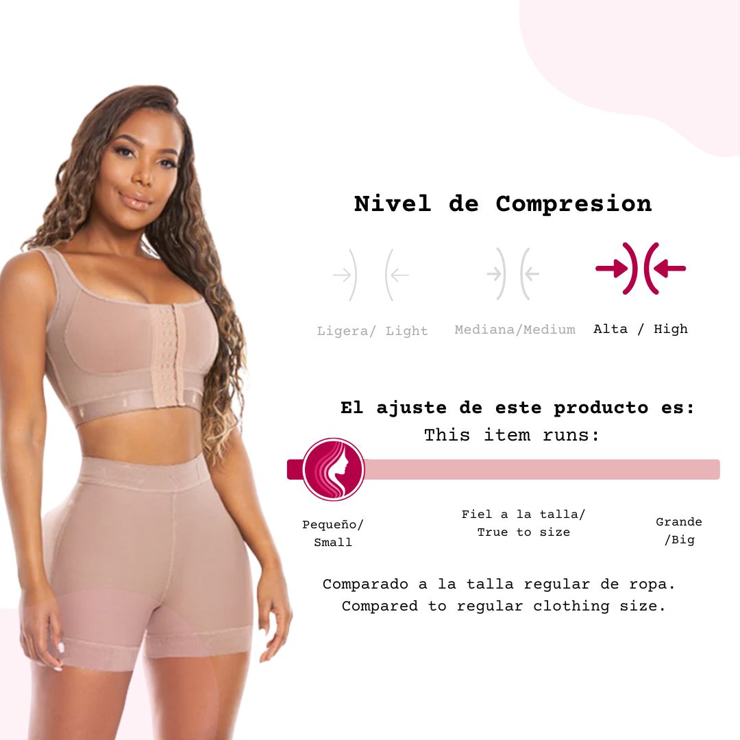 Levanta Cola Corta | BBL Short sin costuras atras