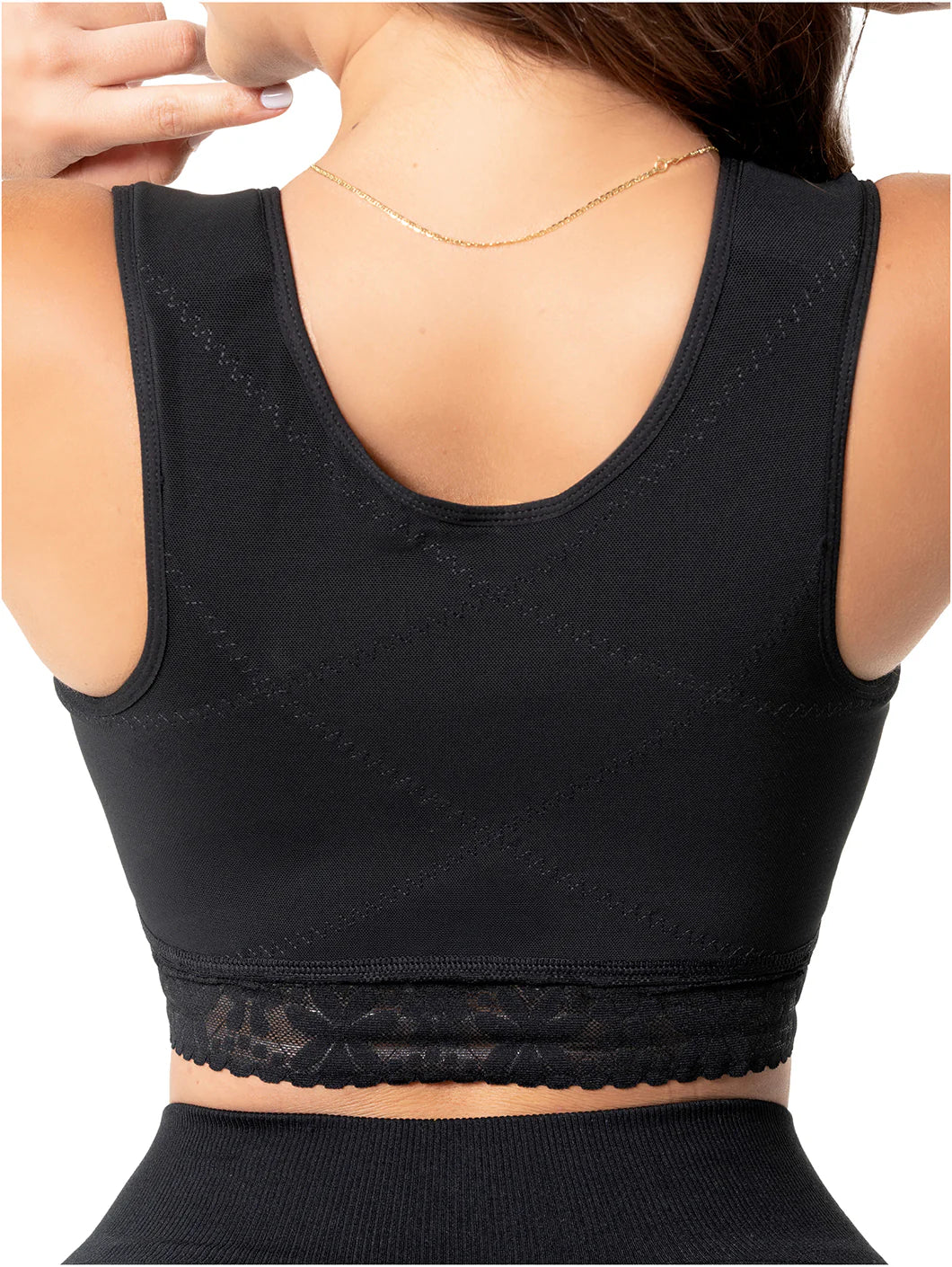 Brasier posquirúrgico y de uso diario: soporte de espalda y realce de busto