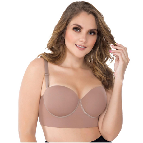 Brasier Push Up Strapless | No mas gorditos en la espalda