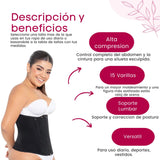 Faja Colombiana Deluxe Extreme Waist Fadle con 15 varillas | estilo corsé