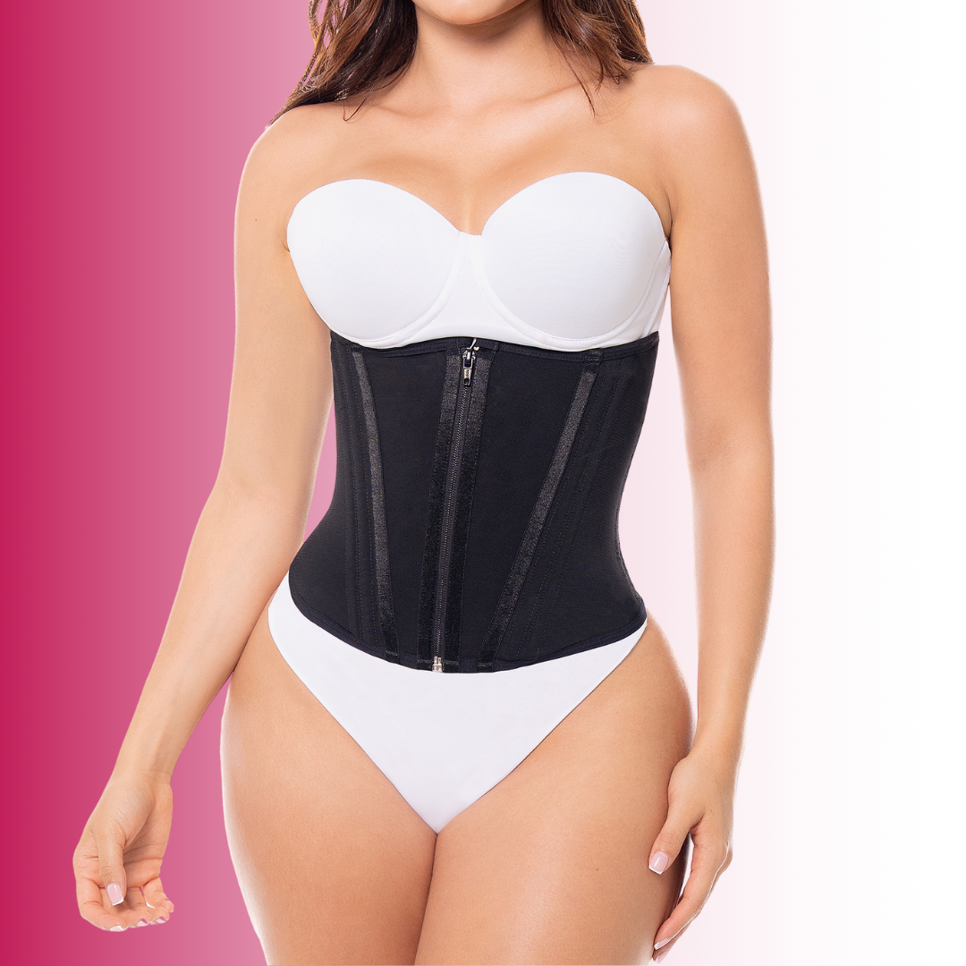 Faja Colombiana Deluxe Extreme Waist Fadle con 15 varillas | estilo corsé