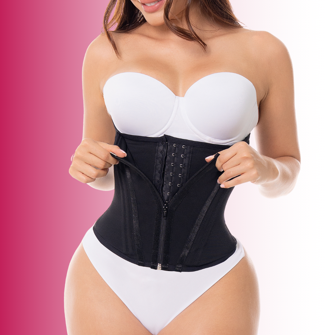 Faja Colombiana Deluxe Extreme Waist Fadle con 15 varillas | estilo corsé