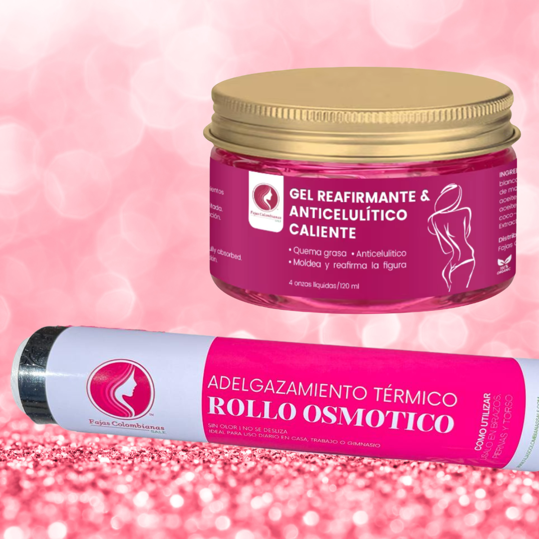 Gel Adelgazante Quema Grasa y Rollo Osmotico Combo 