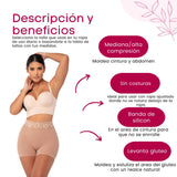 Seamless Butt Lifter Shorts – Premium Seamless | Anti-Roll Support, Medium-Firm Compression