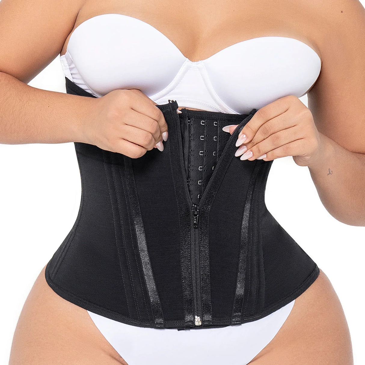 Deluxe Extreme Waist Girdle with 15 bones | corset style | Faja Colombiana