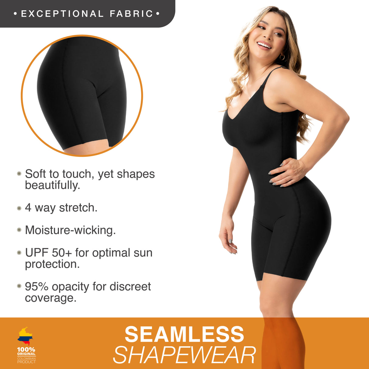 Butt Lifter Seamless Jumpsuit Tummy Control Shapewear