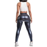 Pre-formed leggings on the buttocks for a lifting effect
