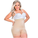 Extra high waist shorts | Shapes and controls abdomen, hips, legs and buttocks with low compression
