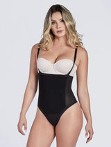 Convertible Strap Thermal Thong Bodysuit Shaperlove